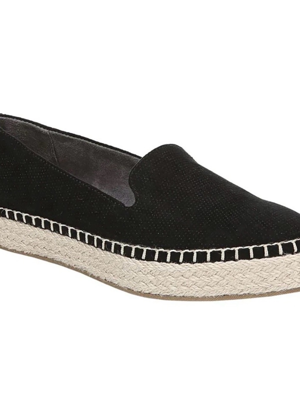 Dr. Scholl's Black Espadrille Slip-On with Braided Jute Platform (FIND ME)